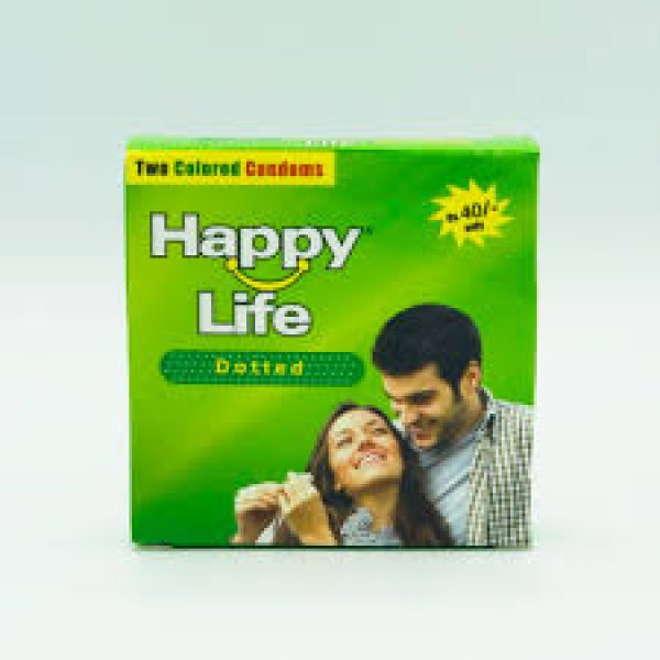 HAPPY LIFE DOTTED CONDOM