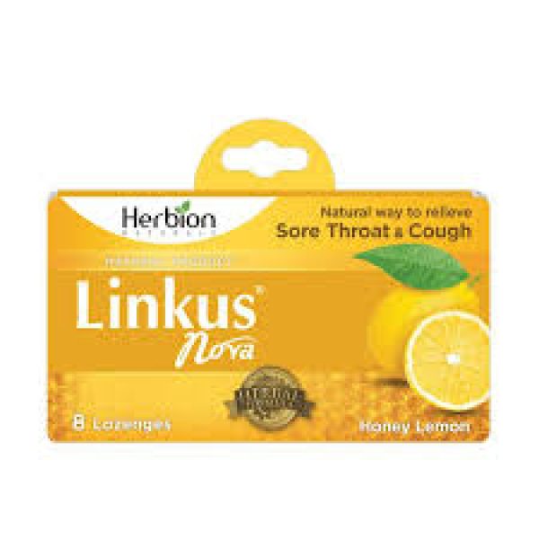 HERBION LINKUS HONEY LEMON LOZENGES
