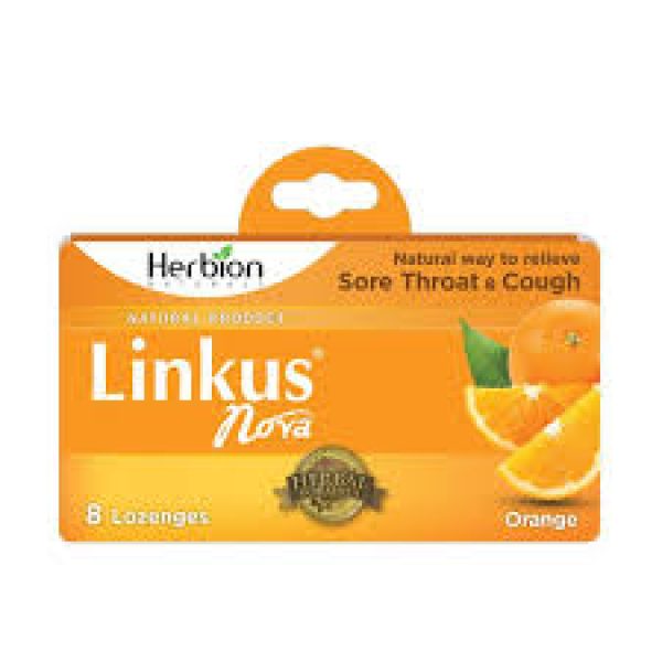 HERBION LINKUS ORANGE LOZENGES