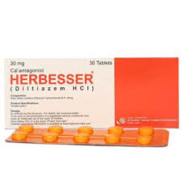 Herbesser Tab 30 Mg 30's