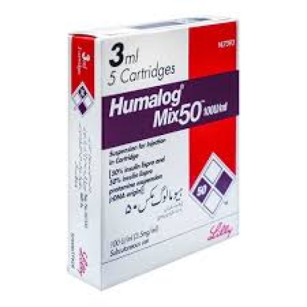 Humalog Mix50 100Iu 3Ml Inj 5 s