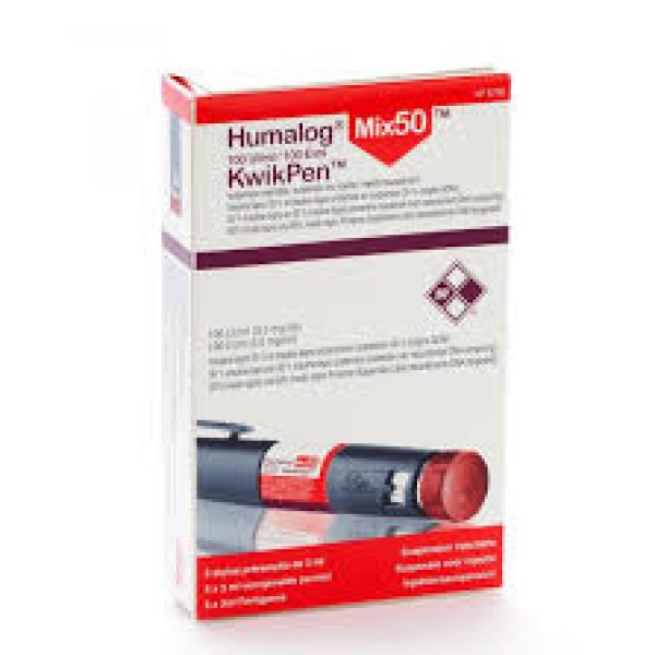 Humalog mix 50 kwikpen 100 U 5s