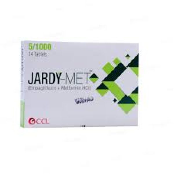 Jardy-Met 5-1000mg Tab 14s