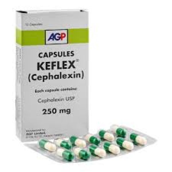 Keflex 250Mg Cap 12 s