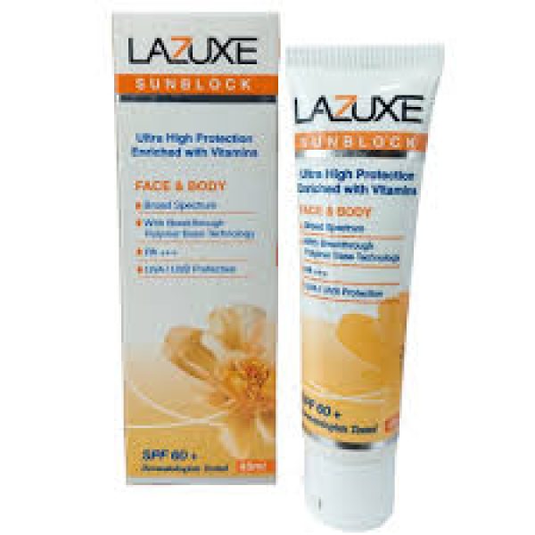 Lazuxe Sunblock Spf 60+45ml 1s