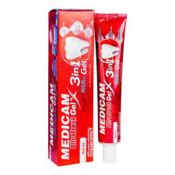 MEDICAM ULTRAFRESH GEL RED 75GM