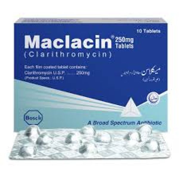 Maclacin Tab 250 Mg 10's