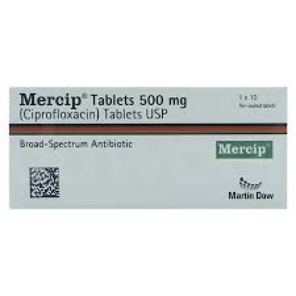 Mercip Tab 500 Mg 10's