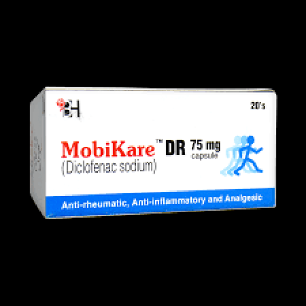Mobikare Dr 75mg Cap 20 S