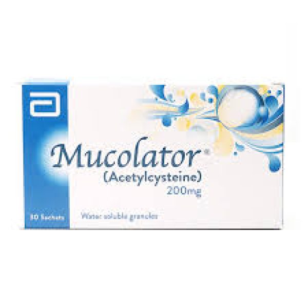Mucolator Powd 200 Mg 30x3 Gm