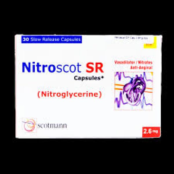NITROSCOT SR 2.6MG TAB 30S