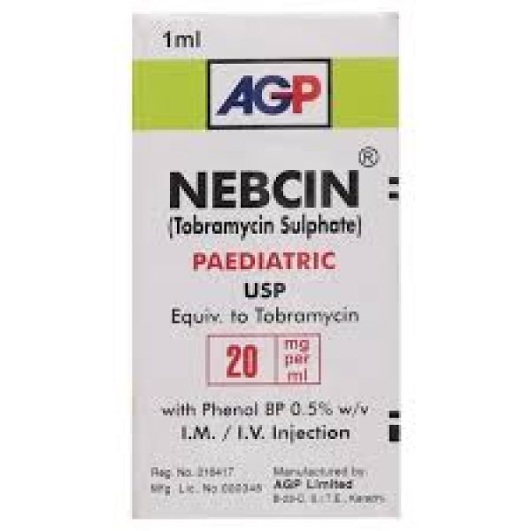 Nebcin 20Mg Inj 1 s