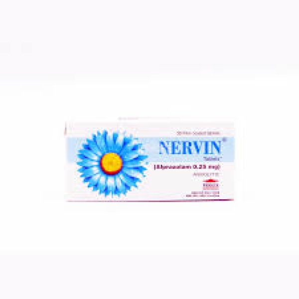Nervin Tab 0.25 Mg 3x10's