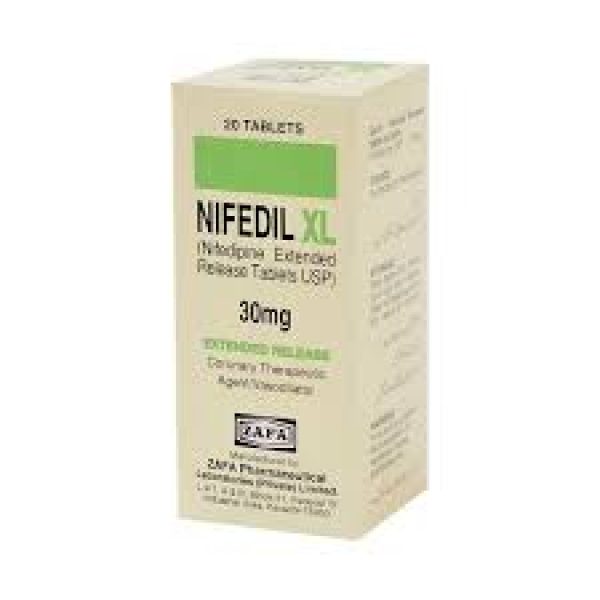 Nifedil Tab Xl 30 Mg 20's