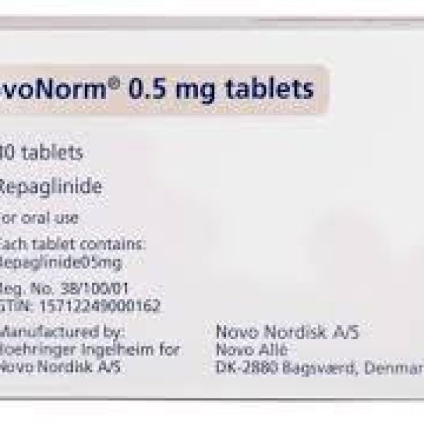 Novonorm Tab 0.5 Mg 30's