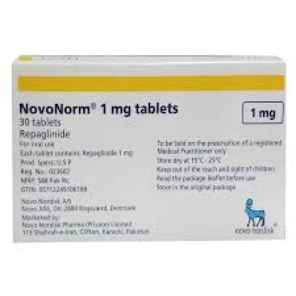 Novonorm Tab 1 Mg 30's