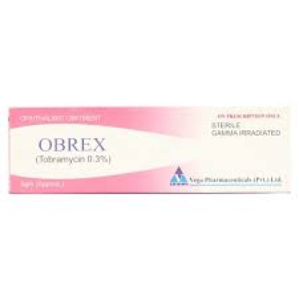 OBREX EYE OINT 5 GM