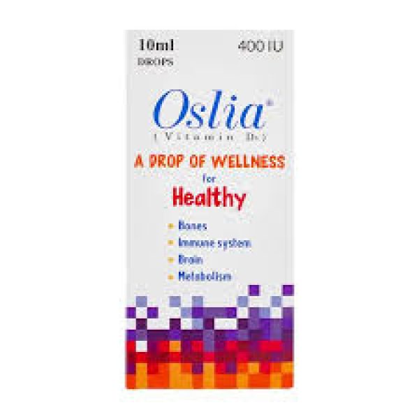 OSLIA D3 400IU DROPS 10ml