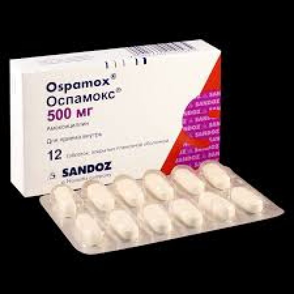 Ospamox 500Mg Tab 12 s