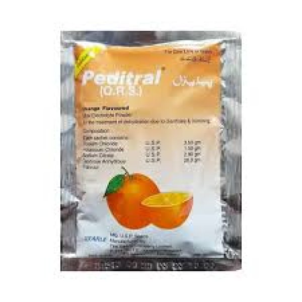 PEDITRAL ORS ORANGE 25s