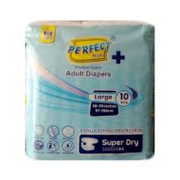 PERFECT ADULT LARGE DIAPERS 10S