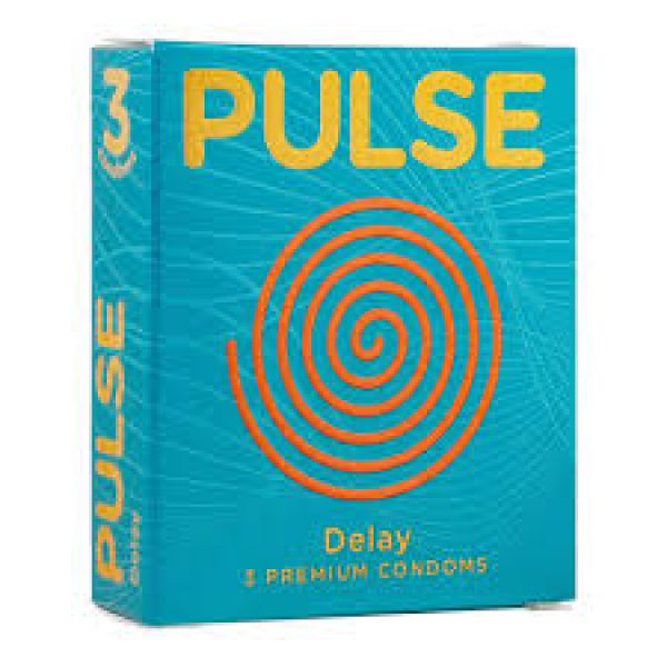 PULSE DELAY CONDOM 3's