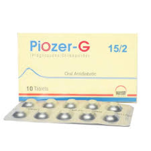 Piozer G Tab 15-2 Mg 10's
