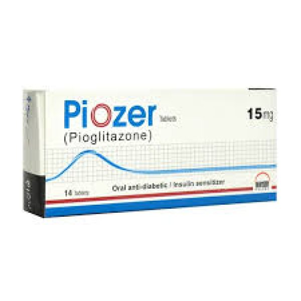 Piozer Tab 15 Mg 14's