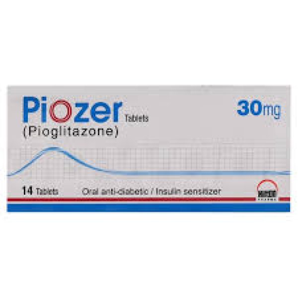 Piozer Tab 30 Mg 14's