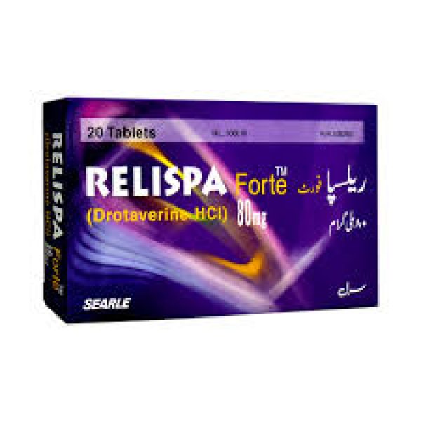 Relispa Forte Tab 80Mg 20's