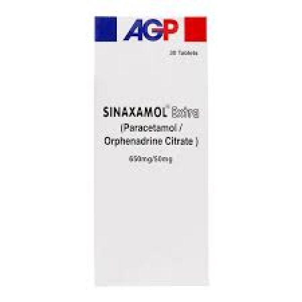 Sinaxamol Extra Tab 30's