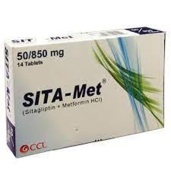 Sita-Met 50-850mg Tab 14s
