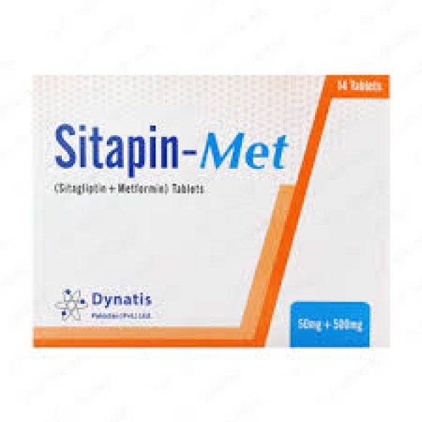 Sitapin-Met 50mg+500mg Tab 14s