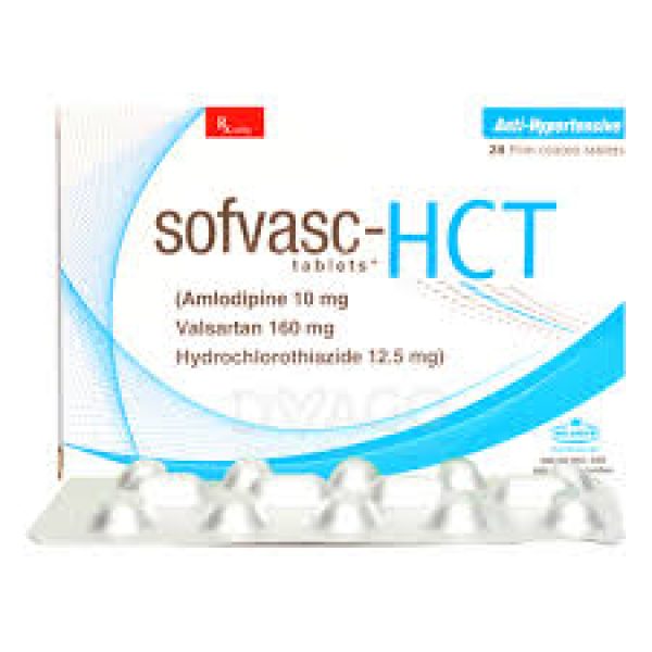 Sofvasc Hct 10-160-12.5mg Tab