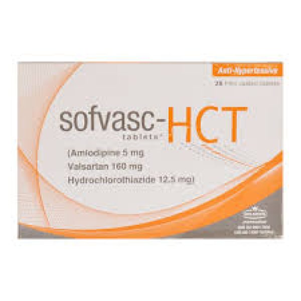 Sofvasc Hct 5-160-12.5mg Tab 28s