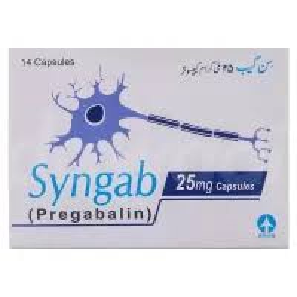 Syngab 25mg Cap 14s