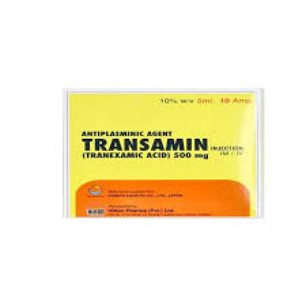 Transamin 500Mg Inj 5Ml 10 s