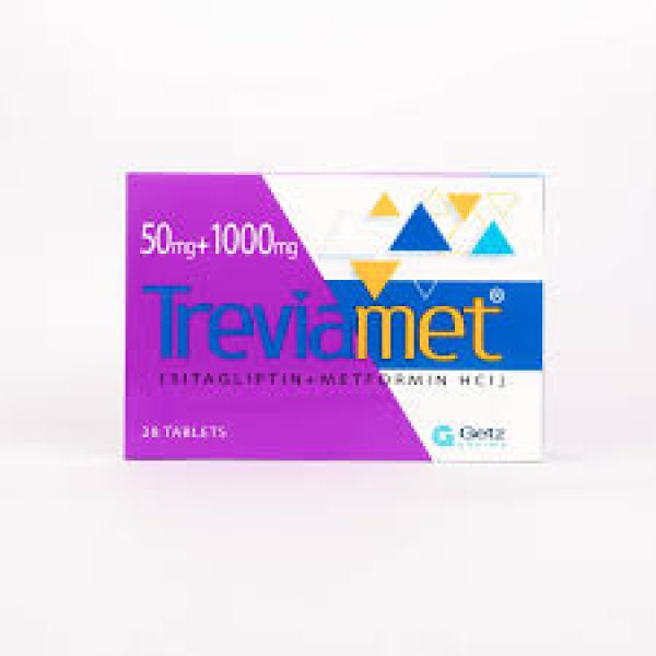 Treviamet Tab 50-1000 Mg 28's
