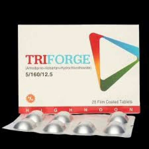 Triforge 5-160-12.5 mg Tab 28s