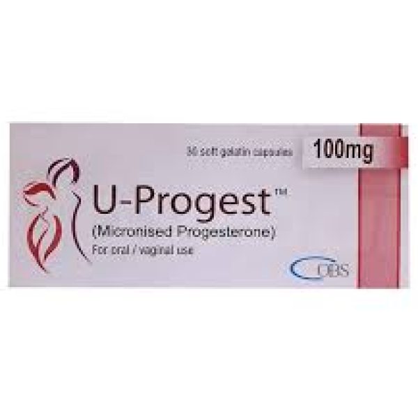 U-PROGEST 100MG 30CAP