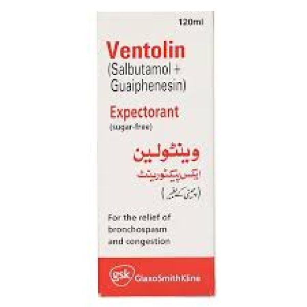 VENTOLIN EXPECTORANT 120ML SYP