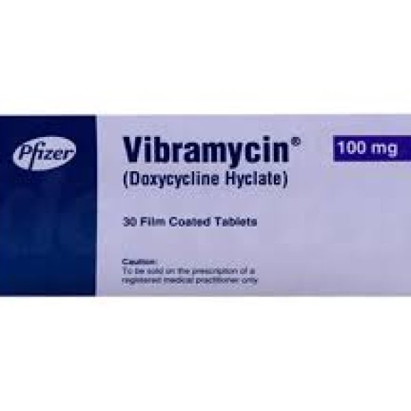 VIBRAMYCIN 100MG TAB 30s