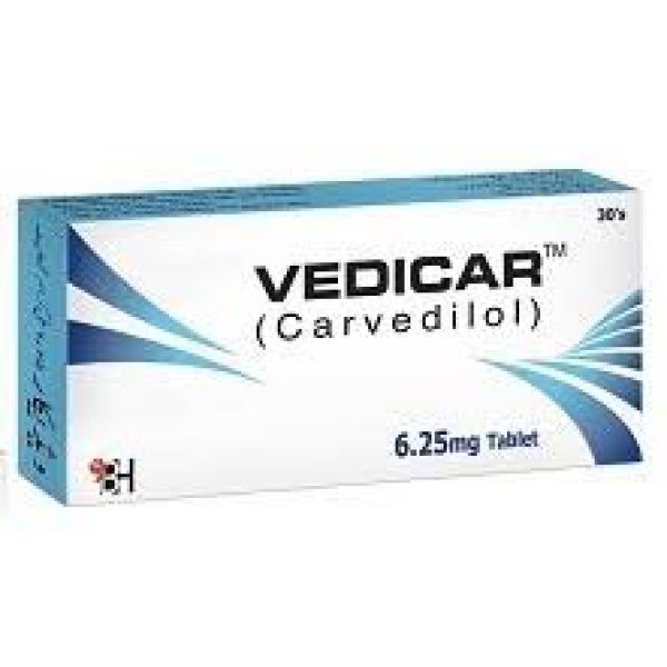 Vedicar Tab 6.25 Mg 3x10's
