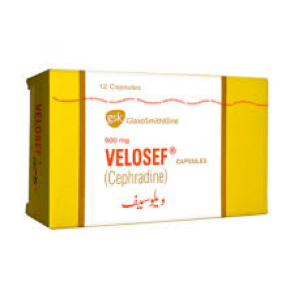 Velosef 500Mg Cap 12 s