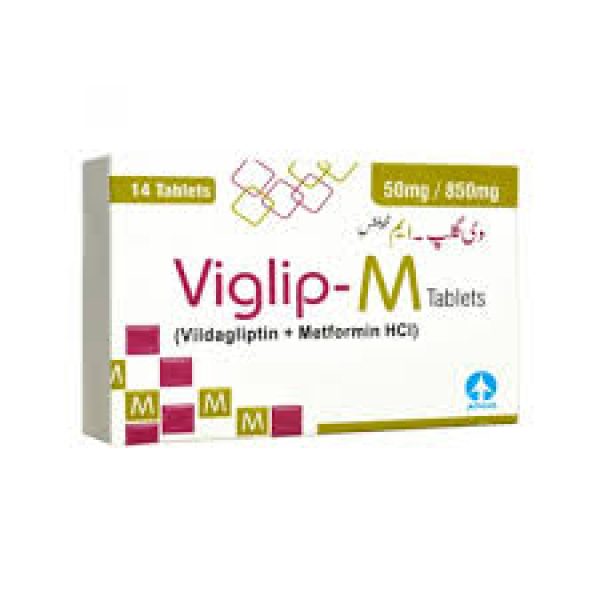 Viglip-M 50-850mg Tab 14 s