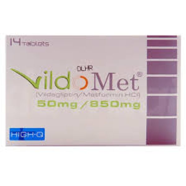 Vildomet 50mg-850mg Tab 14s