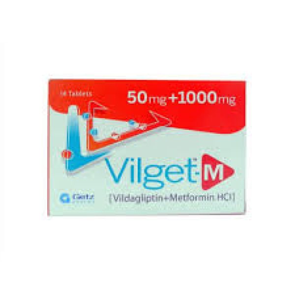 Vilget-M 50+1000mg Tab 28s