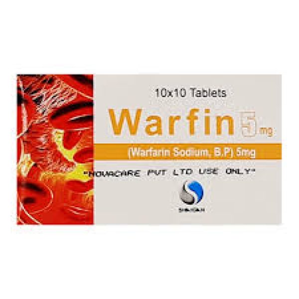 Warfin Tab 5 Mg 100's