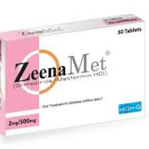 ZEENAMET 2MG-500MG TAB 30s