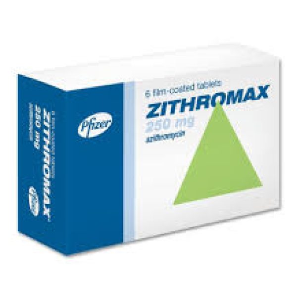 ZITHROMAX 250MG TAB 6s